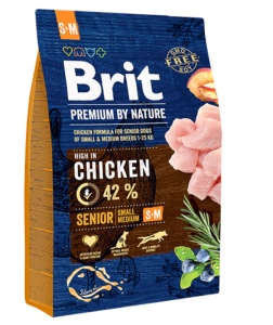 Brit Premium by Nature Senior S plus M - Hrana uscata completa cu formula pe baza de pui, destinata cainilor seniori (7+ ani) de talie mica si medie (1–25 kg) - Img 2