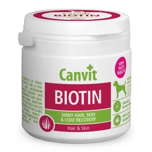 Canvit Biotin for Dogs – supliment pentru piele, blana si gheare, pentru caini cu greutatea mai mica de 25kg