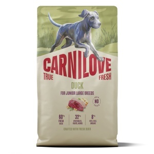 Carnilove True Fresh Dog Dry Duck Junior Large Breeds - Hrana uscata pentru caini juniori de talie mare, cu rata - Img 2