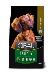 Cibau Puppy Mini 2.5kg – Hrana uscata completa pentru catei de talie mica