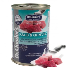 Dr. Clauder's Selected Meat – Hrana umeda super premium cu vitel si legume pentru caini adulti - Img 2