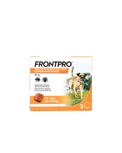 Frontpro 28mg – Antiparazitar extern pentru caini (4-10 kg) , 3 comprimate masticabile