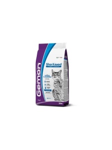 Gemon Sterilised Tuna&Salmon 2kg - Hrana uscata completa cu ton si somon pentru pisici adulte sterilizate cu varsta de peste 12 luni