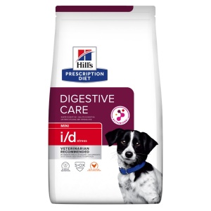 Hill's PD i/d Stress Mini Digestive Care – Hrana uscata cu pui si curcan pentru caini de talie mica, cu sensibilitate digestiva si stres