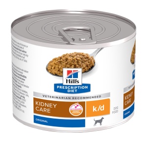 Hill's Prescription Diet k/d - Hrana umeda cu pui pentru suport renal 180 g