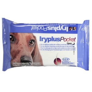 Iryplus Pocket Wipes - Servetele umede pentru igiena zonei oculare pentru câini și pisici, 20bucati