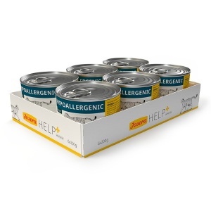 Josera Help Hypoallergenic Cat – Hrana umeda completa potrivita pentru pisici adulte cu intolerante si alergii alimentare, 6x200 g
