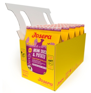 Josera Mini Duck & Potato - Hrana uscata cu rata fara cereale pentru caini adulti de talie mica