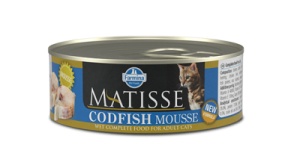 Matisse Mousse cu Cod, 85 g – Hrana umeda completa pentru pisici adulte