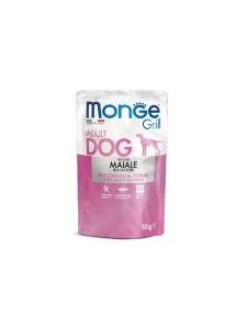 Monge All Breeds Adult Maiale 100gr - Hrana umeda completa cu porc pentru caini adulti de toate taliile