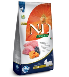 N&D Pumpkin Miel, Dovleac & Afine Adult Mini – Hrana uscata pentru caini adulti de talie mica - Img 2