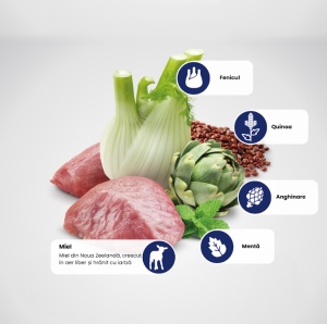 N&D Quinoa Digestion Medium & Maxi – Hrana uscata cu miel pentru caini adulti cu sensibilitate digestiva, 7kg - Img 2