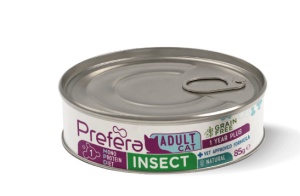 Prefera MPD Adult - Hrana umeda cu insecte pentru pisici adulte, 85gr