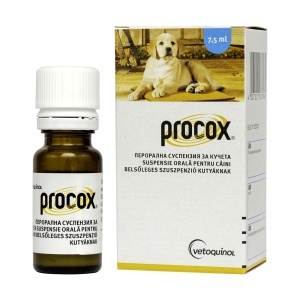 Procox – Suspensie orala antiparazitara pentru infestatii mixte la caini, 7,5 ml