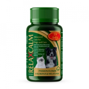 Relaxcalm 100tab/ 100g- Furaj complementar recomandat ca adjuvant in dieta zilnica a cainilor si pisicilor (peste 12 saptamani)