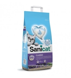 Sanicat Classic Lavender - nisip mineral cu aroma de lavanda pentru pisici - Img 2