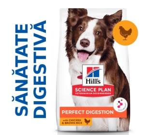 SP CANINE ADULT PERFECT DIGESTION MED 2.5 KG - Hrana uscata cu pui si orez brun pentru caini adulti de talie medie - Img 3