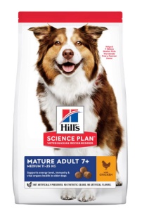 SP CANINE MATURE MED CHK 14 KG - Hrana uscata cu pui pentru caini adulti maturi (7+ ani)