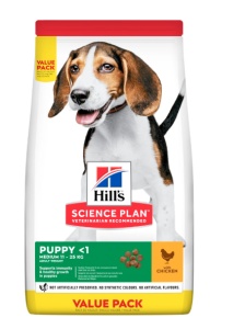 SP CANINE PUPPY MED CHK 18 KG VALPK - Hrana uscata cu pui pentru catei in crestere si cateluse gestante sau lactante