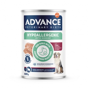 Advance Veterinary Diets Dog Hypoallergenic Wet - Hrana umeda cu miel pentru digestie sensibila 400g