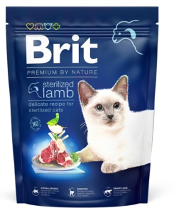 Brit Premium by Nature Cat Sterilized Lamb - Hrana uscata hipoalergenica cu miel pentru pisici adulte sterilizate - Img 2