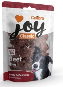Calibra Joy Dog Classic Beef Bits - Bucatele din carne de vita pentru caini, 250g
