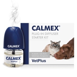 Calmex Cat – Diffuser + Rezerva , pentru reducerea stresului si anxietatii la pisici si caini , 40 ml