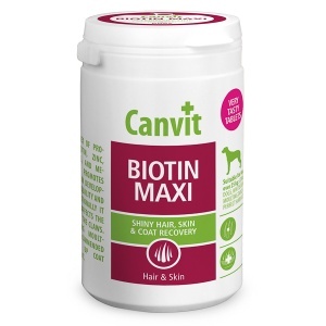 Canvit Biotin Maxi for Dogs – supliment pentru piele, blana si gheare pentru caini cu greutatea mai mare de 25kg