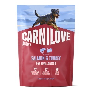 Carnilove Active Dog Dry Salmon & Turkey Adult Small Breeds - Hrana uscata pentru caini adulti de talie mica, cu somon si curcan - Img 3