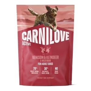 Carnilove Active Dog Dry Venison & Reindeer & Wild Boar Adult All Breeds - Hrana uscata pentru caini adulti, cu vanat, ren si mistret - Img 3