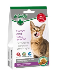 Dr. Seidel - Recompense pentru Respiratie proaspata, pisica, 50g