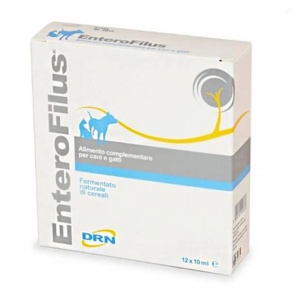 Enterofilus – Solutie orala pentru echilibru intestinal la caini si pisici (12 fiole x 10 ml)