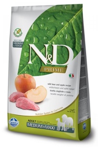 Farmina N&D Prime Boar & Apple Adult Medium & Maxi 12kg – Hrana uscata completa fara cereale pentru caini adulti de talie medie si mare