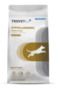Hrana dietetica cu rata TrovetPlus Adult Dog Hypoallergenic - Hrana dietetica cu rata pentru intolerante alimentare 3 kg