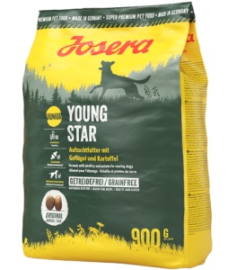 Josera Young Star - Hrana uscata fara cereale pentru caini in crestere, 900 g