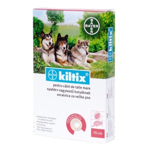 Kiltix Zgarda antiparazitara caini talie mare 70cm