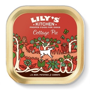 Lily's Kitchen Cottage Pie – Hrana umeda naturala cu vita si legume pentru caini adulti, 150 g