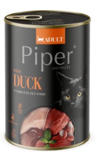 Piper Cat – Hrana umeda cu rata pentru pisici adulte - Img 2
