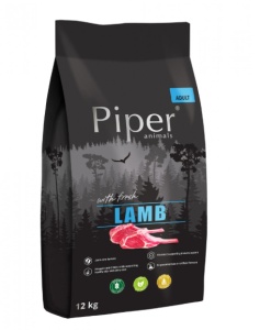 Piper - Hrana uscata cu miel pentru caini adulti, 12kg