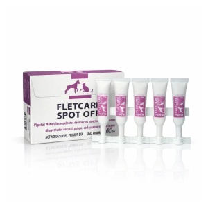 Pipeta Fletcare Spot Off 5x5ml - repelent natural pentru caini si pisici