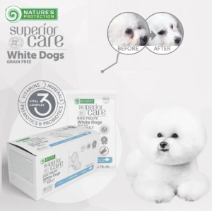 Superior Care White Dogs GF Snack Hips & Joints cu Peste Alb - Recompensa functionala super premium destinata cainilor adulti cu blana alba si sanatatii sistemului articular, 110g - Img 3