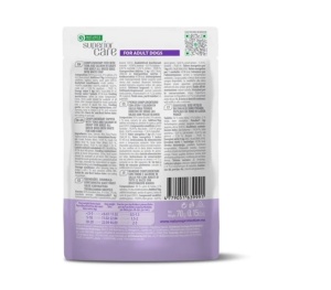 Superior Care White Dogs Topper Pentru Caini Adulti cu Ton si Somon in Sos - Hrana umeda complementara cu Ton si Somon pentru caini adulti cu blana alba, 70g - Img 2