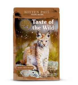 Taste of the Wild Cat Pouch Kitten cu Pui Pate - Hrana umeda Super Premium tip pate cu pui pentru pisoii aflati in perioada de crestere, 85 Gr