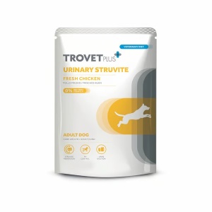 TrovetPlus Urinary Struvite 300 gr– Hrana umeda cu pui pentru sustinerea tractului urinar si reducerea struvitilor la caini