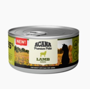 Acana Cat Premium Pate Lamb – Hrana umeda tip pateu pentru pisici adulte, 85g