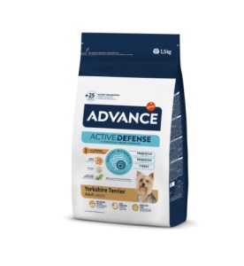 Advance Yorkshire Terrier – Hrana uscata superpremium cu pui pentru caini adulti din rasa Yorkshire Terrier, 1.5 kg