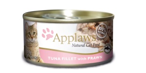 Applaws Pisica Adult – File Ton si Creveti, hrana umeda completa, 70g