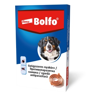 Bolfo zgarda antiparazitara pentru caini de talie medie si mare 70cm
