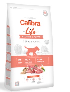 Calibra Dog Life Starter & Puppy Lamb - Hrana uscata pentru catei pana la 3 luni si femele gestante/lactante