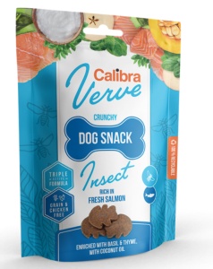 Calibra Dog Verve Crunchy Snack Fresh Duck - Recompense crocante cu rata fara cereale pentru caini, 150 g